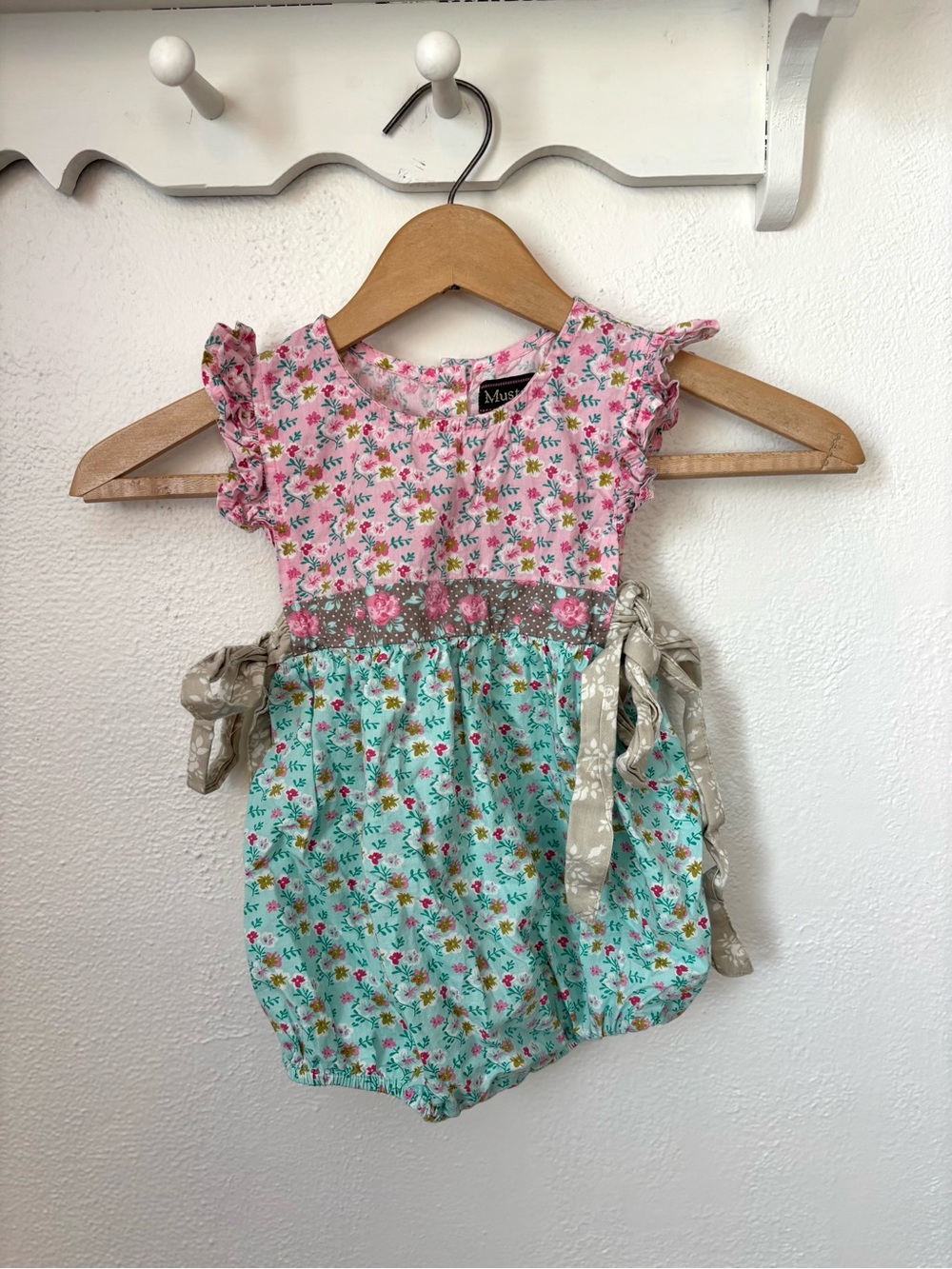 Mustard Pie Romper 18M Floral Cottagecore Boho Matilda Jane Style Spring Summer